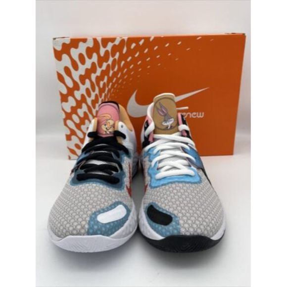 MEN'S NIKE RENEW ELEVATE 2 "SPACE JAM" SIZE 9 CW3406-505 - Picture 2 of 5